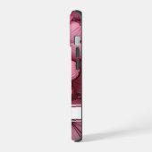 Aanpasbare Roze Bloesem Bloem iPhone 15 Case (Linkerkant)