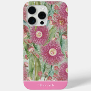Aanpasbare Roze Eucalyptus Na De Regen iPhone 15 Pro Max Hoesje