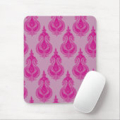 Aanpasbare roze paisley-naam muismat (Met muis)