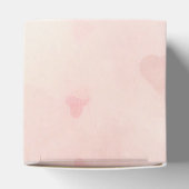 Aanpasbare roze prinses bedankdoosjes (Bovenkant)