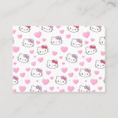 Aanpasbare Roze Visitekaartje voor Dierenoppas (Achterkant)