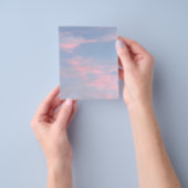 Aanpasbare Roze Wolken Flyer (Hand)