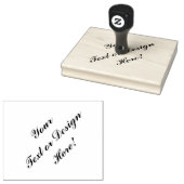 Aanpasbare rubberen stempel - Voeg uw ontwerp toe (Gestempeld)