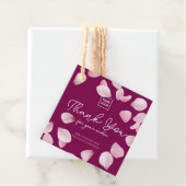 Aanpasbare Sakura Zakelijke Bedankt-tag Bedankjes Labels (In situ)
