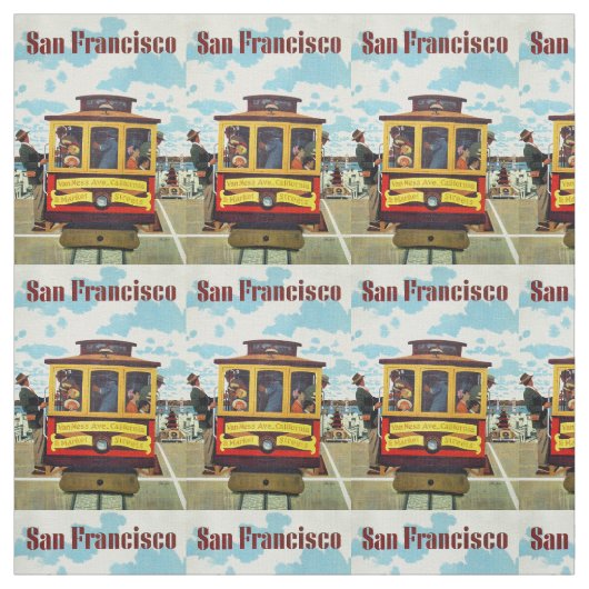 Aanpasbare  San Francisco fabric Stof (Swatch)