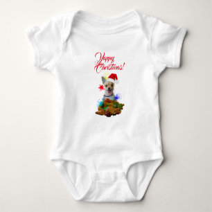Aanpasbare Schattige Chihuahua Hond Yappy Kerstmis Romper