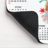 Aanpasbare Schattige Cockapoo Hond Kalender Muismat (Hoek)