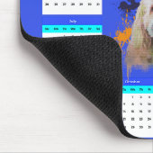 Aanpasbare Schattigee Cavapoo hondenkalender Muismat (Hoek)