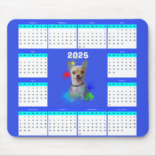 Aanpasbare Schattigee Chihuahua hondenkalender Muismat