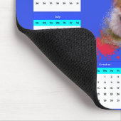 Aanpasbare Schattigee Corgi Dog Calendar Muismat (Hoek)