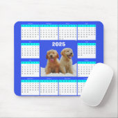 Aanpasbare Schattigee Golden Retriever hondenkalen Muismat (Met muis)