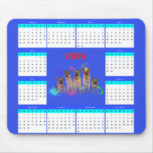 Aanpasbare Schattigee Labrador Puppies Kalender Muismat