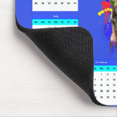 Aanpasbare Schattigee Malinois hondenkalender Muismat (Hoek)