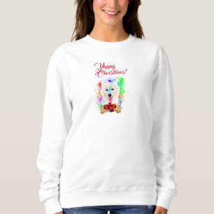 Aanpasbare Schattigee Samoyed Dog Yappy Christmas Trui