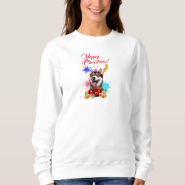 Aanpasbare Schattigee Siberische Husky Yappy Chris Trui