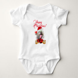 Aanpasbare Schattigee Weimaraner Dog Yappy Christm Romper