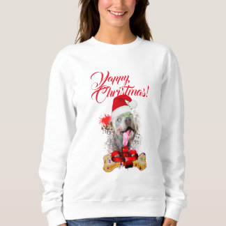 Aanpasbare Schattigee Weimaraner Dog Yappy Christm Trui