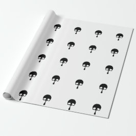 Aanpasbare Schedel met Das Cadeaupapier