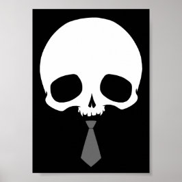 Aanpasbare Schedel met Das Poster