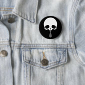 Aanpasbare Schedel met Das Ronde Button 5,7 Cm (In situ)