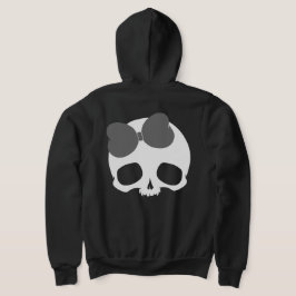 Aanpasbare Schedel met Strik Hoodie