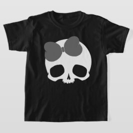 Aanpasbare Schedel met Strik T-shirt