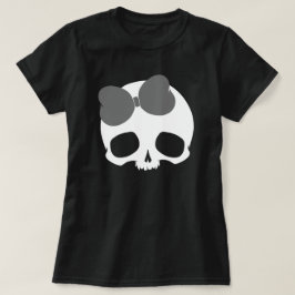 Aanpasbare Schedel met Strik T-shirt