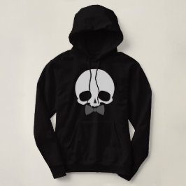 Aanpasbare Schedel met Vlinderdas Hoodie