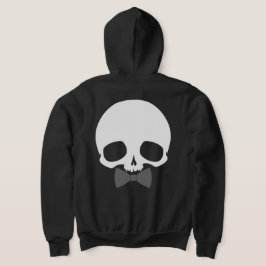 Aanpasbare Schedel met Vlinderdas Hoodie
