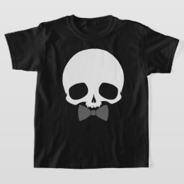 Aanpasbare Schedel met Vlinderdas T-shirt