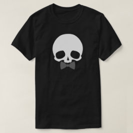 Aanpasbare Schedel met Vlinderdas T-shirt