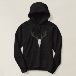 Aanpasbare schedel van witstaarthert hoodie