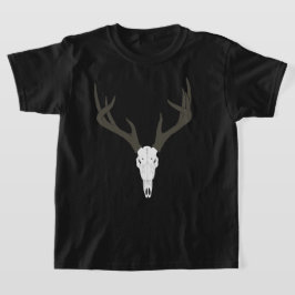 Aanpasbare schedel van witstaarthert t-shirt