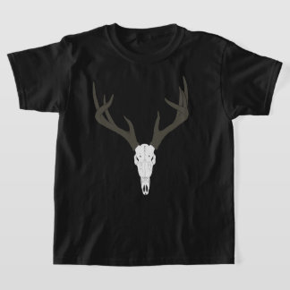 Aanpasbare schedel van witstaarthert t-shirt