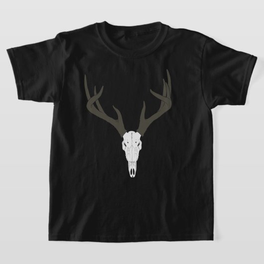 Aanpasbare schedel van witstaarthert t-shirt (Laagn)