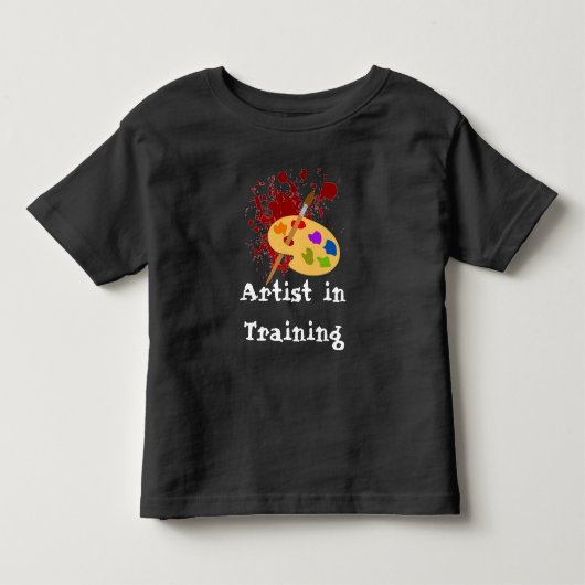 Aanpasbare Schilder Afdruk Peuter T-Shirt (Voorkant)