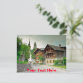 Aanpasbare Schwarzenberg, Oostenrijk Briefkaart (Staand voorkant)