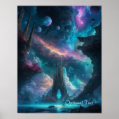 Aanpasbare Sci-Fi Fantasy Poster (Voorkant)