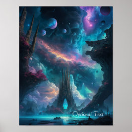 Aanpasbare Sci-Fi Fantasy Poster