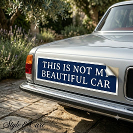 Aanpasbare Script Bumpersticker voor Elk Bericht