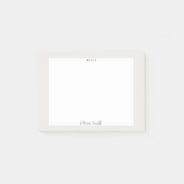 Aanpasbare scriptnaam gepersonaliseerd cadeau post-it® notes