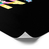 Aanpasbare Sesame Street Alfabet Poster (Hoek)