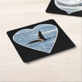 Aanpasbare Shark Bite Vin John Coe Orca Kartonnen Onderzetters (Schuin)