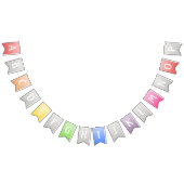 aanpasbare sjabloon bunting flags party banner (Alle)