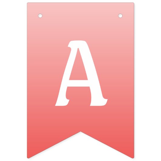 aanpasbare sjabloon bunting flags party banner (Eerste vlag)