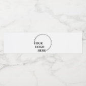 Aanpasbare sjabloon Maak uw eigen cadeau-idee  Waterfles Etiket (Enkel label)