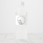 Aanpasbare sjabloon Maak uw eigen cadeau-idee  Waterfles Etiket (Voorkant)