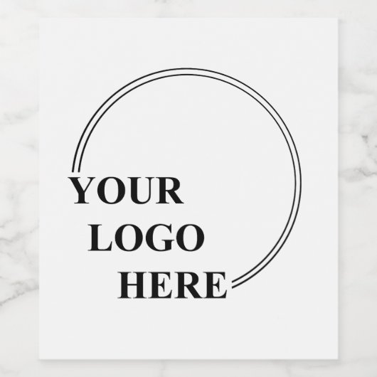 Aanpasbare sjabloon Maak uw eigen cadeau-idee Wijn Etiket (Enkel label)