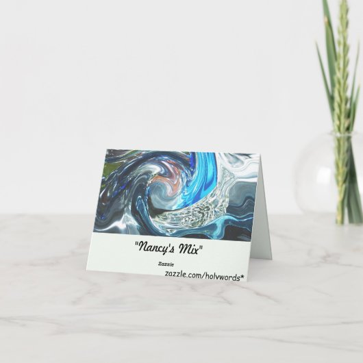 Aanpasbare sjabloon voor Mix Notecard van Nancy (Achterkant)