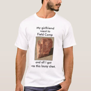 Aanpasbare "Slechte Chert" Geologie T-shirt